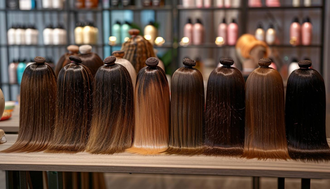 Comparaison entre tissage brésilien et extensions synthétiques