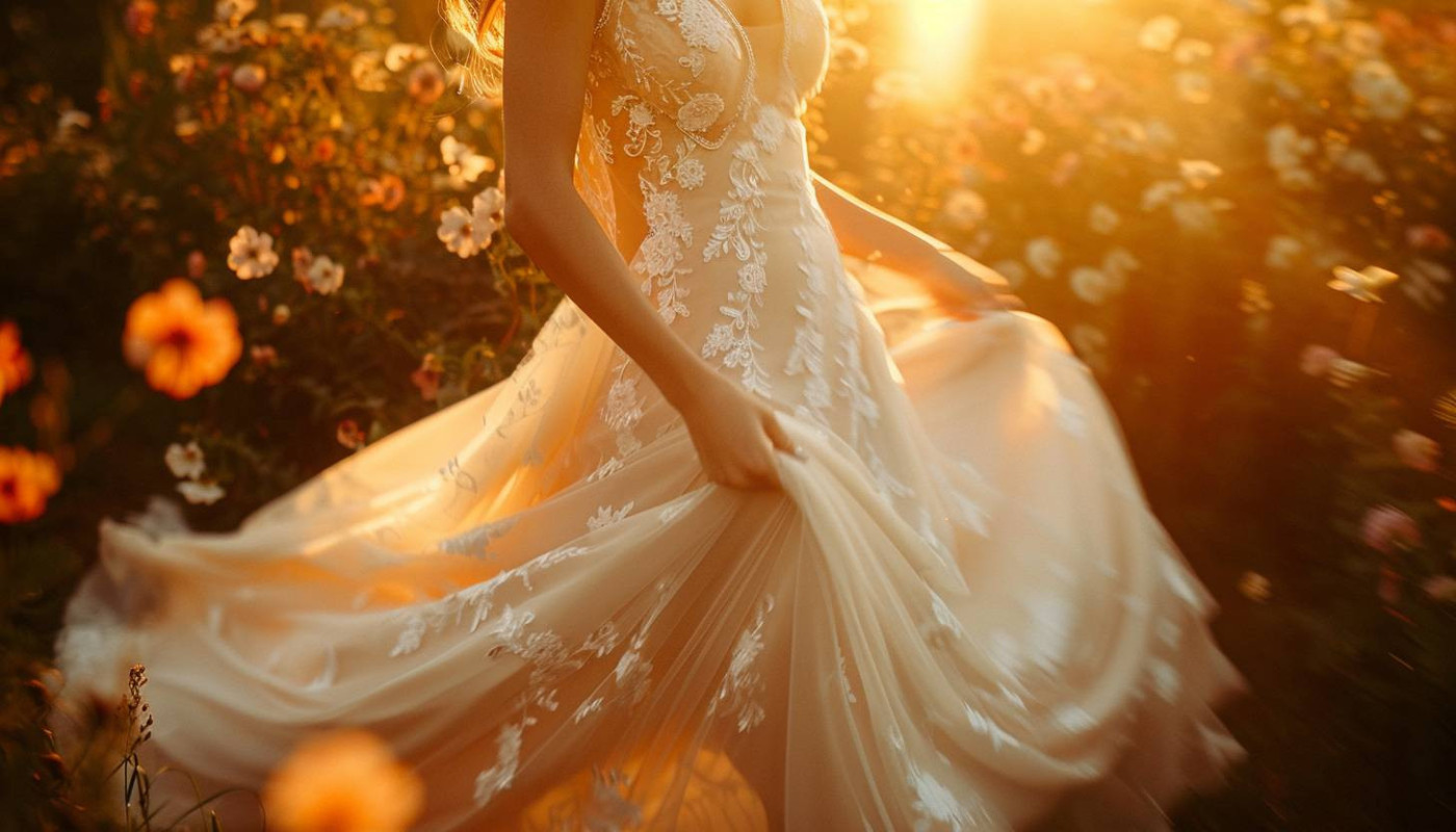 Les avantages des tissus fluides pour une robe de mariée parfaite