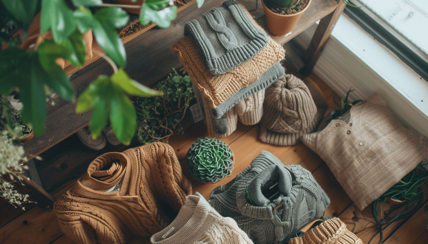 Sélection de vêtements écoresponsables pour une garde-robe durable